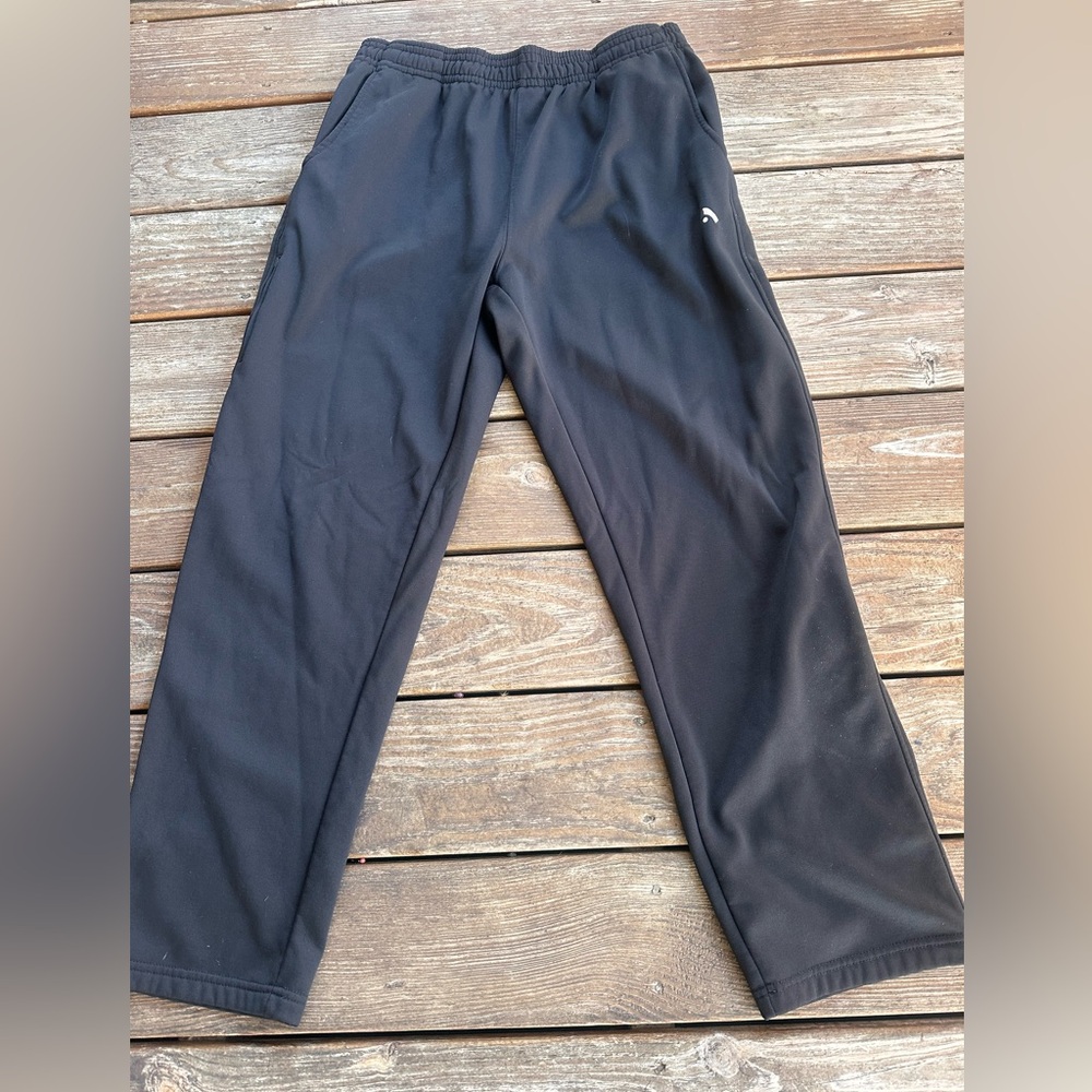 Head Black Athletic Jogger pants with Small White Logo